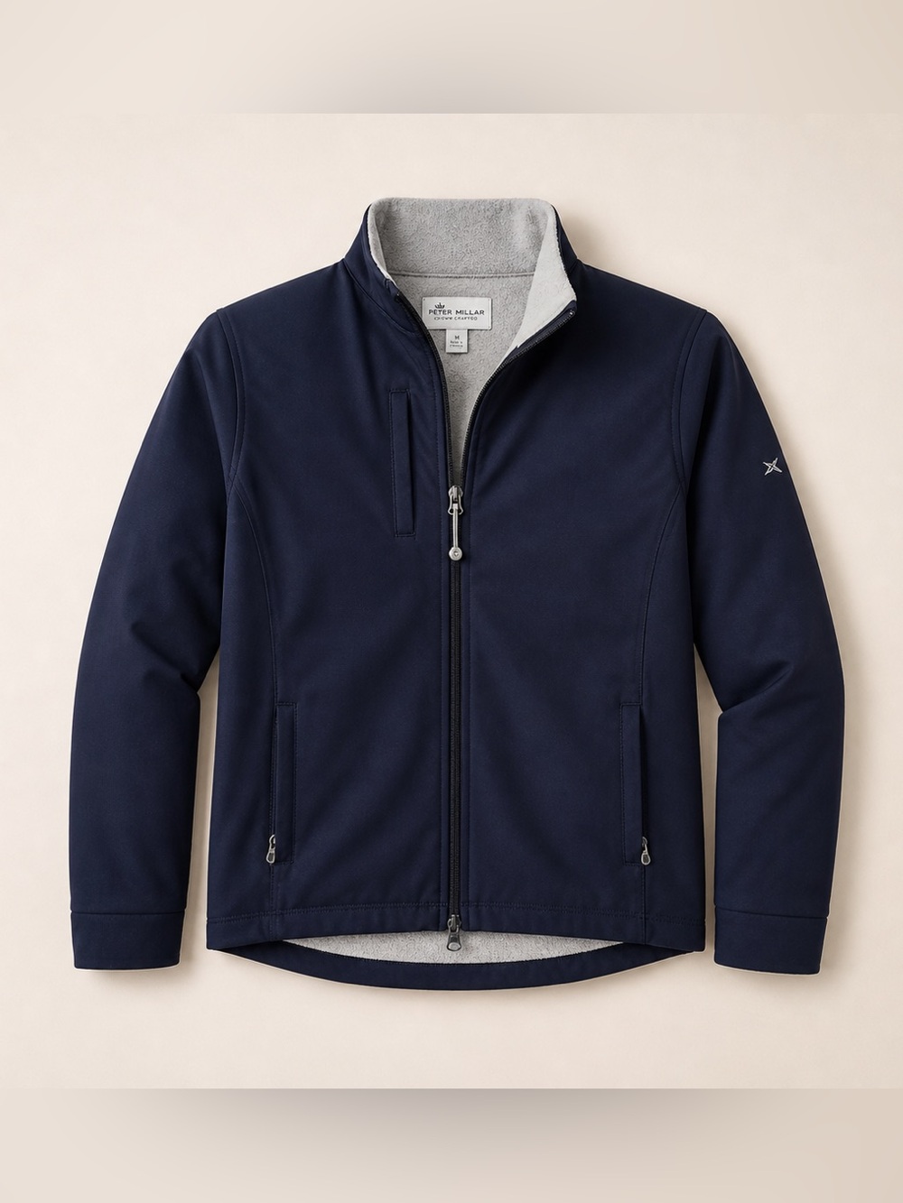 Peter Millar XoJet Golf Softshell Jacket Fleece Lined Windproof Men’s M